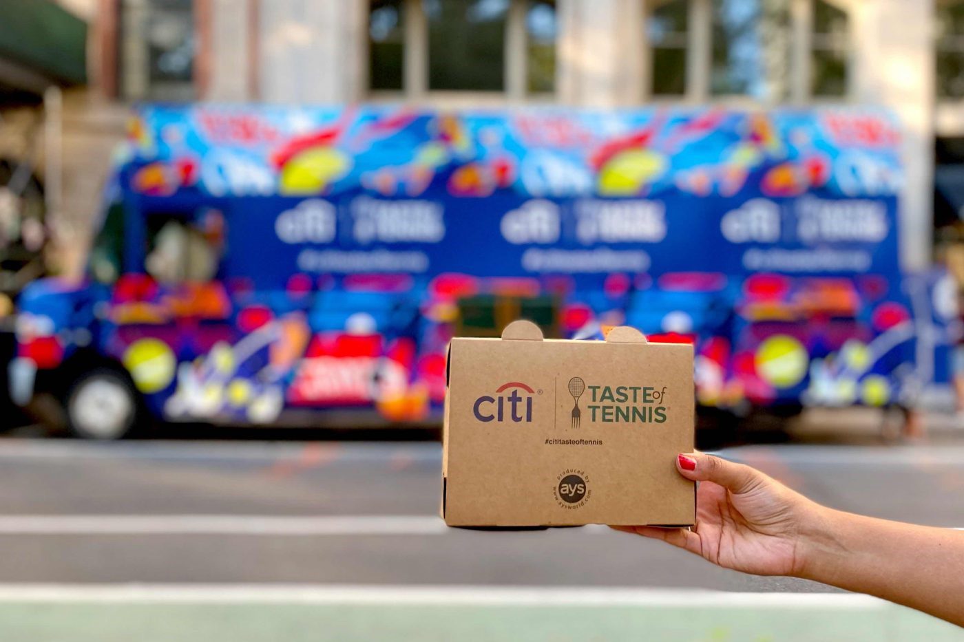 Citi taste of tennis brand activation