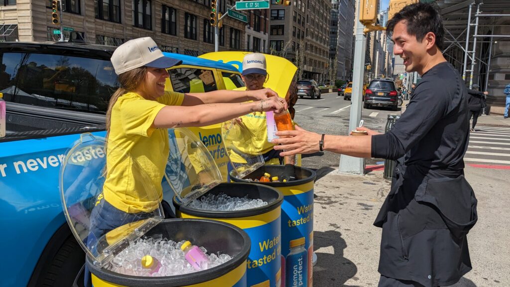 lemon perfect product sampling campaign